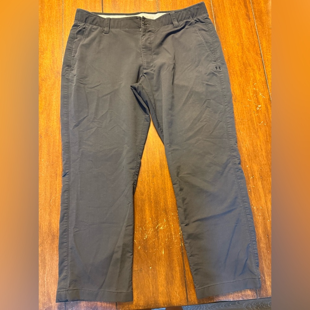 Black Under Armour Men's golf pants